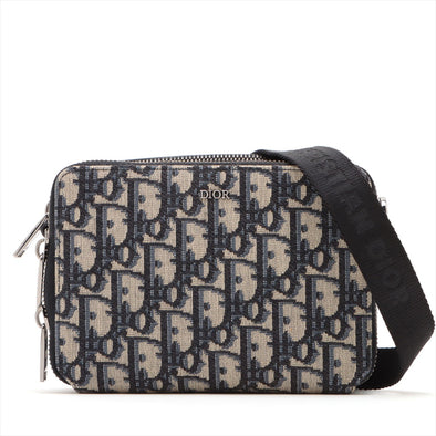 Christian Dior Oblique Jacquard Pouch with Strap [Clearance Sale]