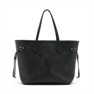 Louis Vuitton Black Monogram Empreinte Leather Neverfull MM [Clearance Sale]