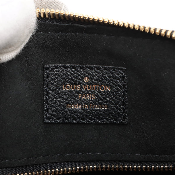 Louis Vuitton Noir Monogram Empreinte Leather Speedy Bandouliere 25 [Clearance Sale]