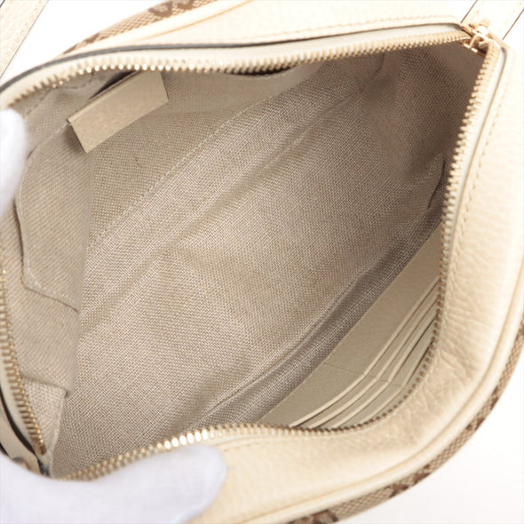 Gucci Beige GG Canvas Crossbody Bag [Clearance Sale]
