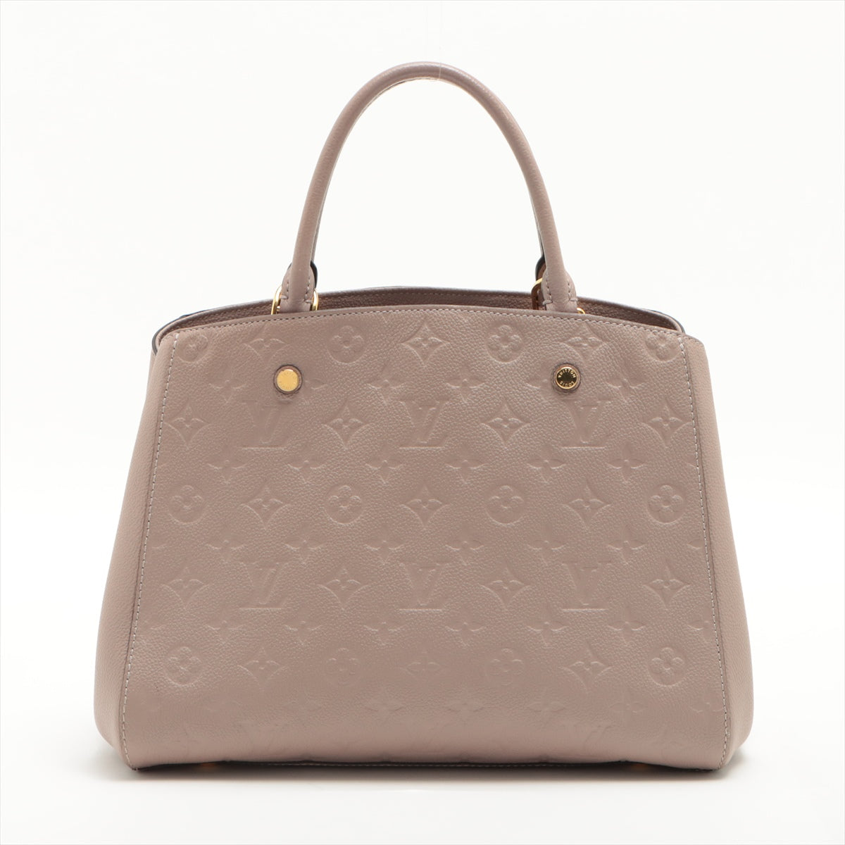 Louis Vuitton Beige Monogram Empreinte Leather Montaigne MM [Clearance –