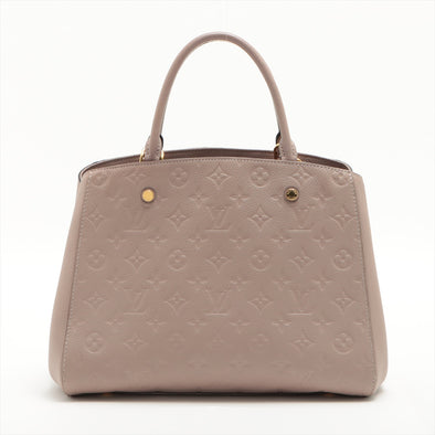 Louis Vuitton Marine Rouge Monogram Empreinte Leather Vavin PM Bag Louis  Vuitton