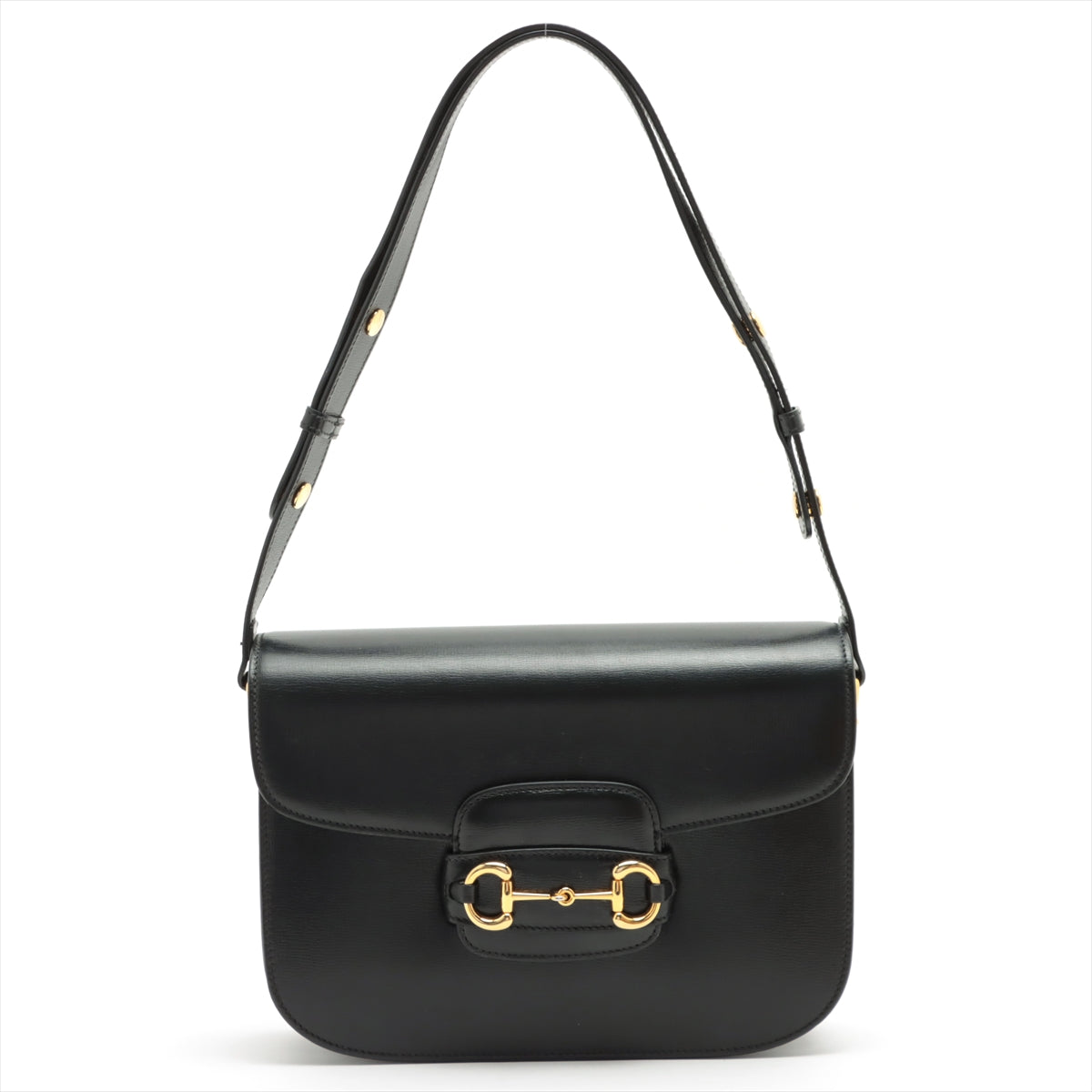 Gucci Black Leather Horsebit 1955 Shoulder Bag [Clearance Sale