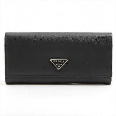 PRADA Saffiano Triangle Envelope Flap Wallet Astrale 1249035