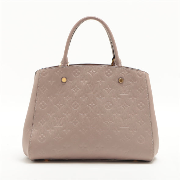 Louis Vuitton Beige Monogram Empreinte Leather Montaigne MM [Clearance Sale]