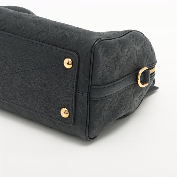 Louis Vuitton Noir Monogram Empreinte Leather Speedy Bandouliere 25 [Clearance Sale]