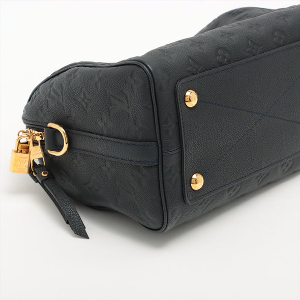 Louis Vuitton Noir Monogram Empreinte Leather Speedy Bandouliere 25 [Clearance Sale]