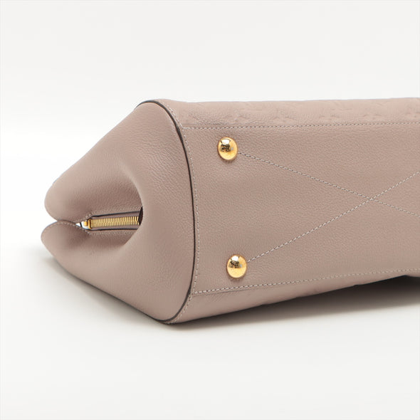 Louis Vuitton Beige Monogram Empreinte Leather Montaigne MM [Clearance Sale]