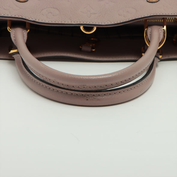 Louis Vuitton Beige Monogram Empreinte Leather Montaigne MM [Clearance Sale]