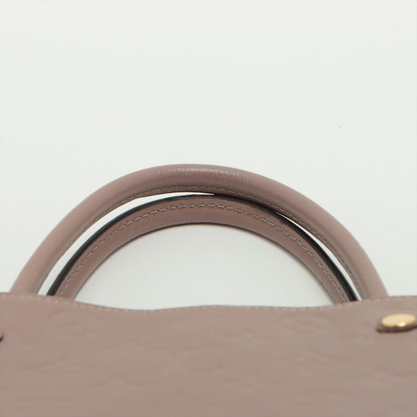 Louis Vuitton Beige Monogram Empreinte Leather Montaigne MM [Clearance Sale]