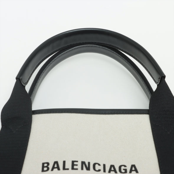 Balenciaga Black / White XS Navy Tote Bag [Clearance Sale]