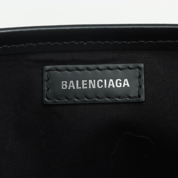 Balenciaga Black / White XS Navy Tote Bag [Clearance Sale]