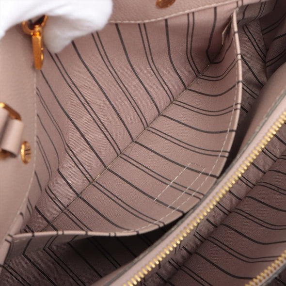 Louis Vuitton Beige Monogram Empreinte Leather Montaigne MM [Clearance Sale]