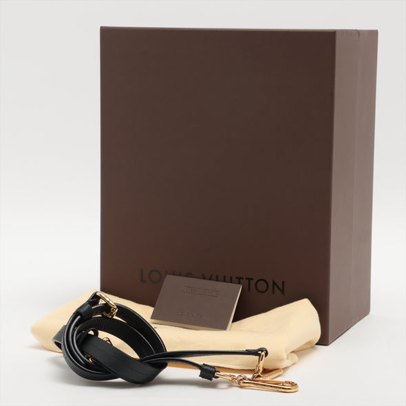 Louis Vuitton Noir Monogram Empreinte Leather Speedy Bandouliere 25 [Clearance Sale]