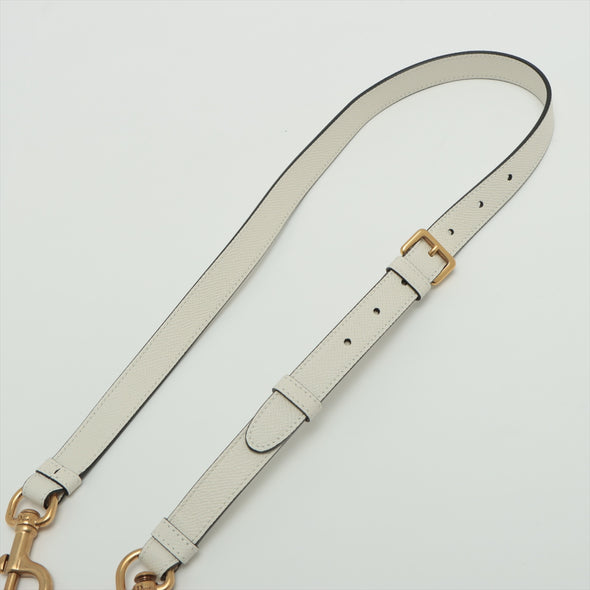 Christian Dior Latte Grained Calfskin Leather Saddle Bag [Clearance Sale]