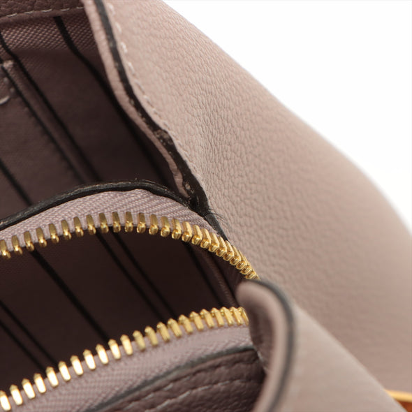 Louis Vuitton Beige Monogram Empreinte Leather Montaigne MM [Clearance Sale]