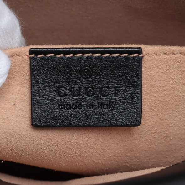 Gucci Black Leather GG Marmont Matelasse Mini Bag [Clearance Sale]