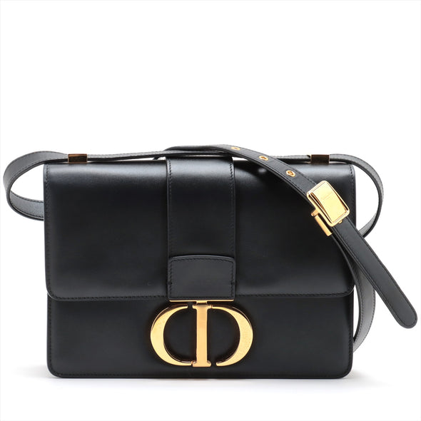 Christian Dior Black Leather Montaigne 30 Bag [Clearance Sale]