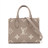 Louis Vuitton Tourterelle Beige Bicolor Empreinte Leather OnTheGo PM [4-Month Instalment Plan]