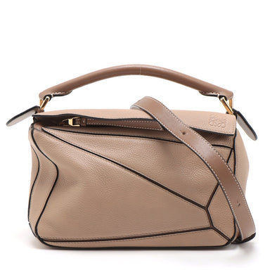 Loewe Sand Calfskin Leather Small Puzzle Bag [Clearance Sale]