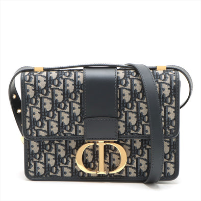 Christian Dior Blue Dior Oblique Jacquard Montaigne 30 [Clearance Sale]