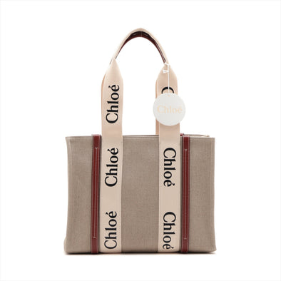 Chloe Brown/ Beige Woody Medium Tote Bag [Clearance Sale]