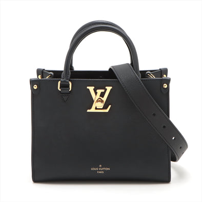Louis Vuitton Black Smooth Grained Calfskin Leather Lock & Go [Clearance Sale]