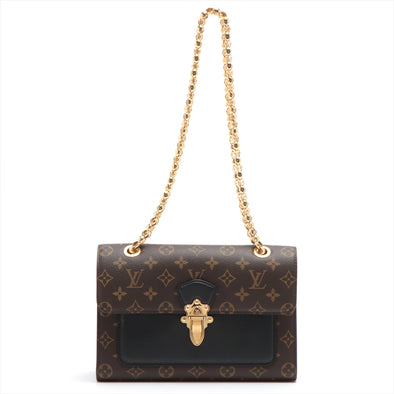 Louis Vuitton Noir Monogram Victoire Chain Shoulder Bag [Clearance Sale]
