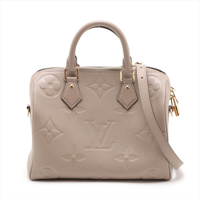 Louis Vuitton Bicolor Monogram Empreinte Leather Speedy Bandouliere 25 [Clearance Sale]