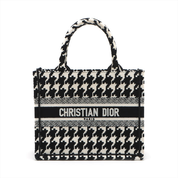 Christian Dior Black X White Canvas Small Book Tote [Clearance Sale]