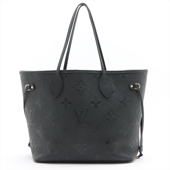 Louis Vuitton Noir Monogram Empreinte Leather Neverfull MM [4-Month Instalment Plan]