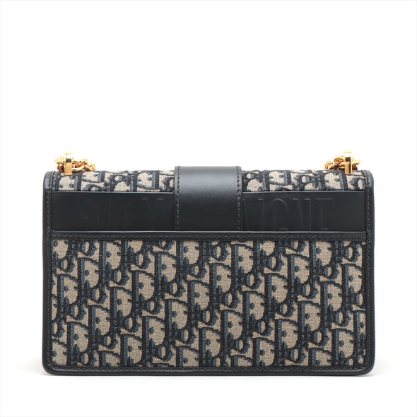 Christian Dior Blue Dior Oblique Jacquard 30 Montaigne Bag [Clearance Sale]