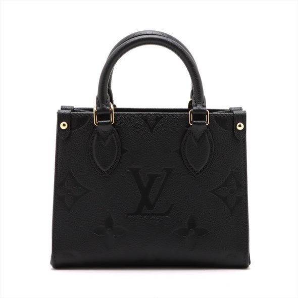 Louis Vuitton Noir Monogram Empreinte Leather OnTheGo BB [Clearance Sale]