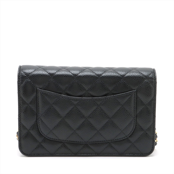 Chanel Classic Caviar Calfskin Wallet On Chain [Clearance Sale]