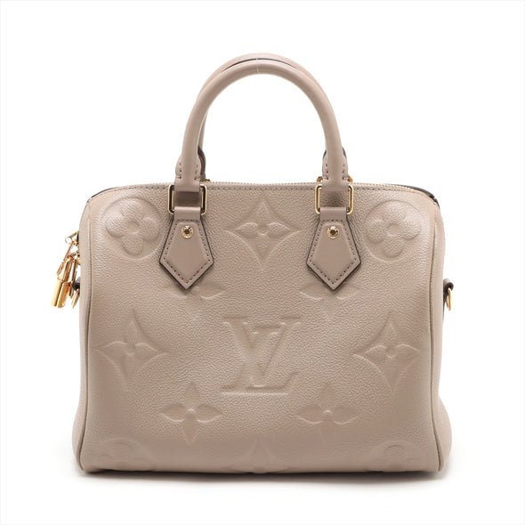 Louis Vuitton Bicolor Monogram Empreinte Leather Speedy Bandouliere 25 [Clearance Sale]