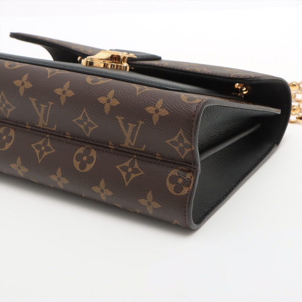 Louis Vuitton Noir Monogram Victoire Chain Shoulder Bag [Clearance Sale]