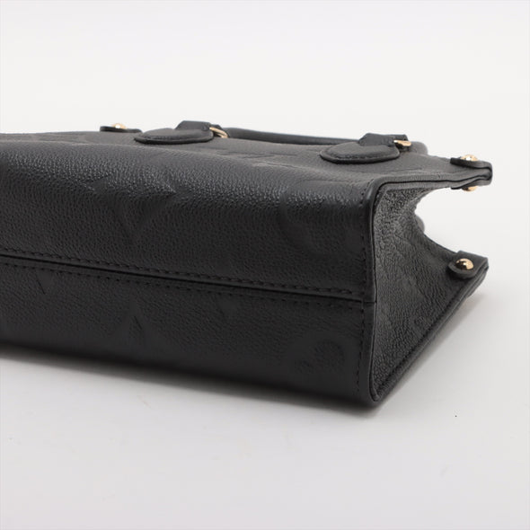Louis Vuitton Noir Monogram Empreinte Leather OnTheGo BB [Clearance Sale]
