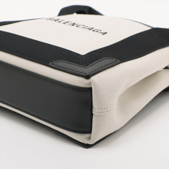 Balenciaga Black / White Navy Cabas XS [Clearance Sale]
