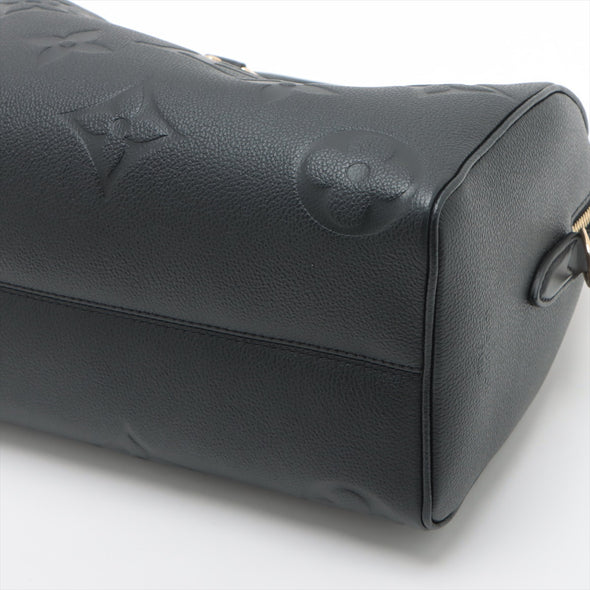 Louis Vuitton Noir Monogram Empreinte Leather Speedy bandouliere 25 [Clearance Sale]