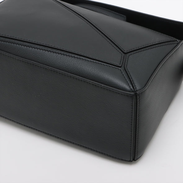 Loewe Black Calfskin Leather Small Puzzle Bag [Clearance Sale]