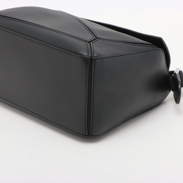 Loewe Black Leather Small Puzzle Bag [Clearance Sale]