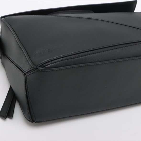 Loewe Black Calfskin Leather Small Puzzle Bag [Clearance Sale]