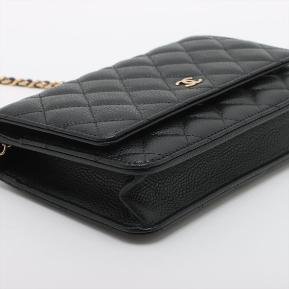 Chanel Classic Caviar Calfskin Wallet On Chain [Clearance Sale]