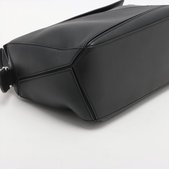 Loewe Black Leather Small Puzzle Bag [Clearance Sale]