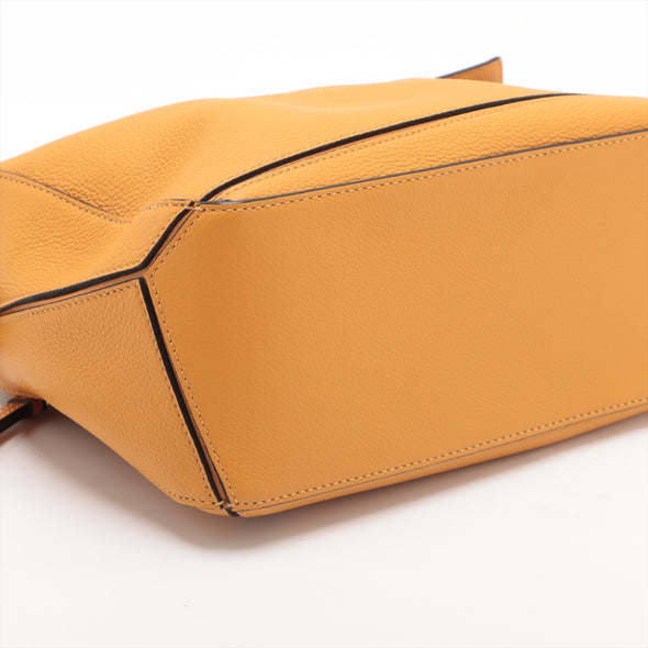 Loewe Yellow Leather Small Puzzle Bag [Clearance Sale]
