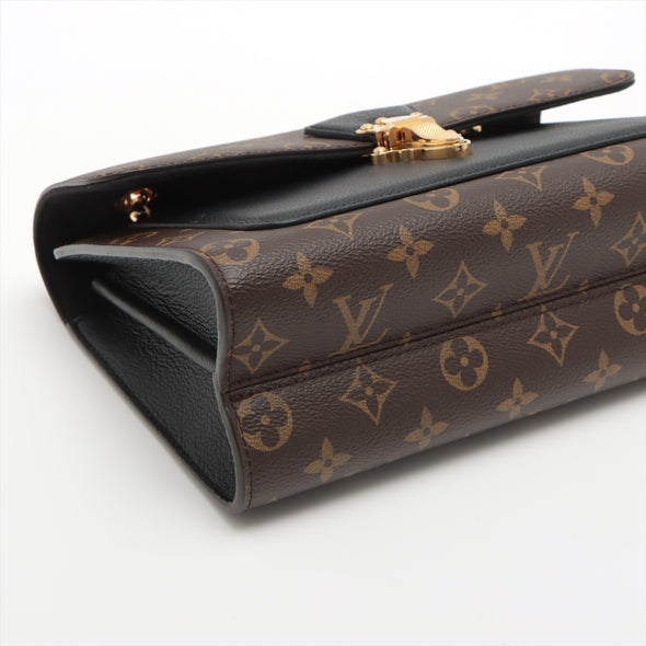 Louis Vuitton Noir Monogram Victoire Chain Shoulder Bag [Clearance Sale]