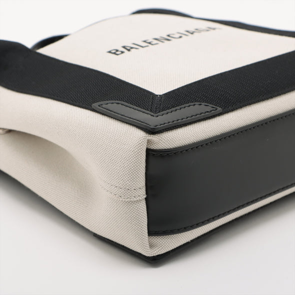 Balenciaga Black / White Navy Cabas XS [Clearance Sale]