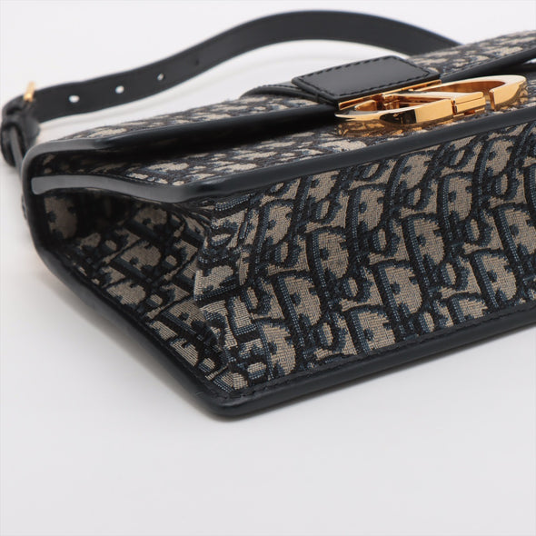 Christian Dior Blue Dior Oblique Jacquard 30 Montaigne Bag [Clearance Sale]