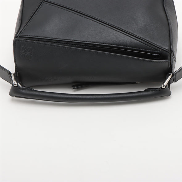 Loewe Black Leather Small Puzzle Bag [Clearance Sale]