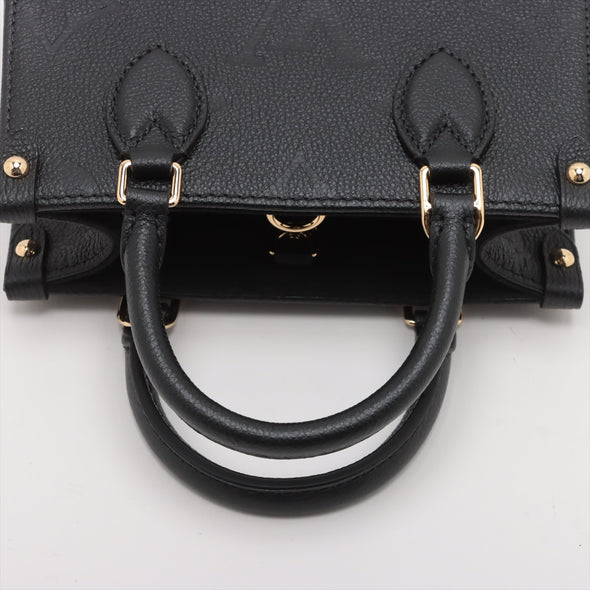 Louis Vuitton Noir Monogram Empreinte Leather OnTheGo BB [Clearance Sale]